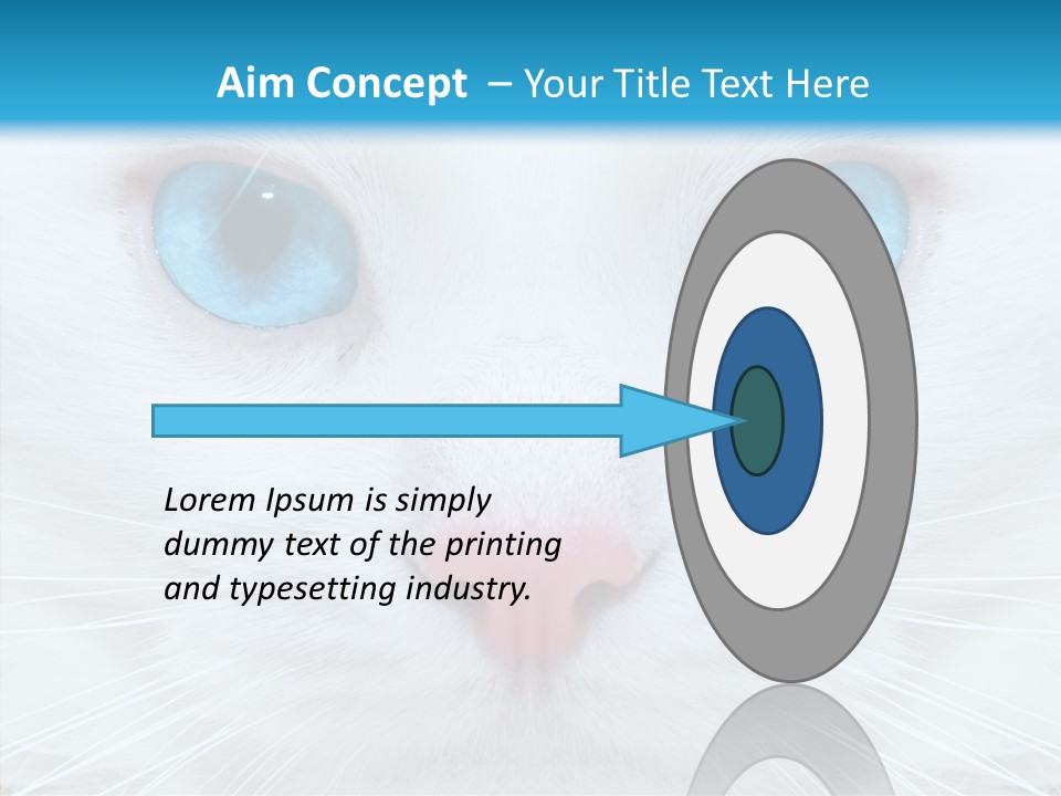 Tail Feline Curious PowerPoint Template