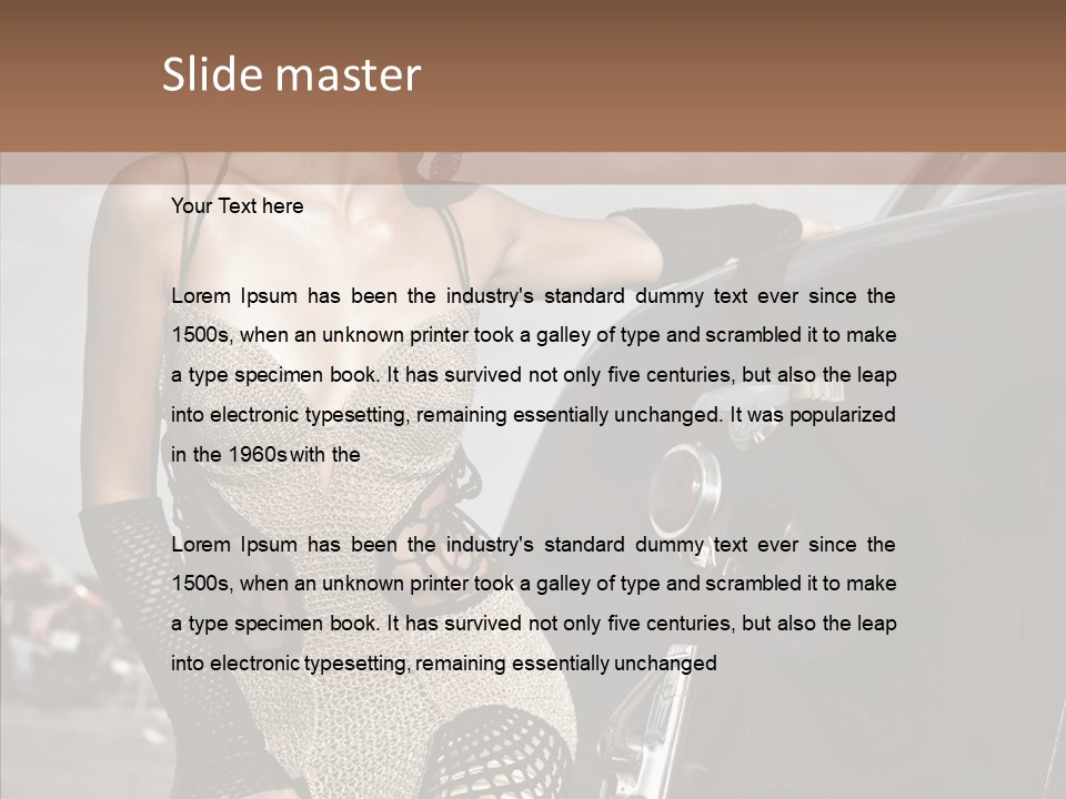 Fashion Image  PowerPoint Template