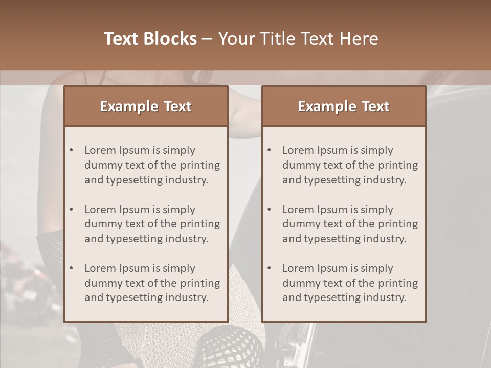 Fashion Image  PowerPoint Template