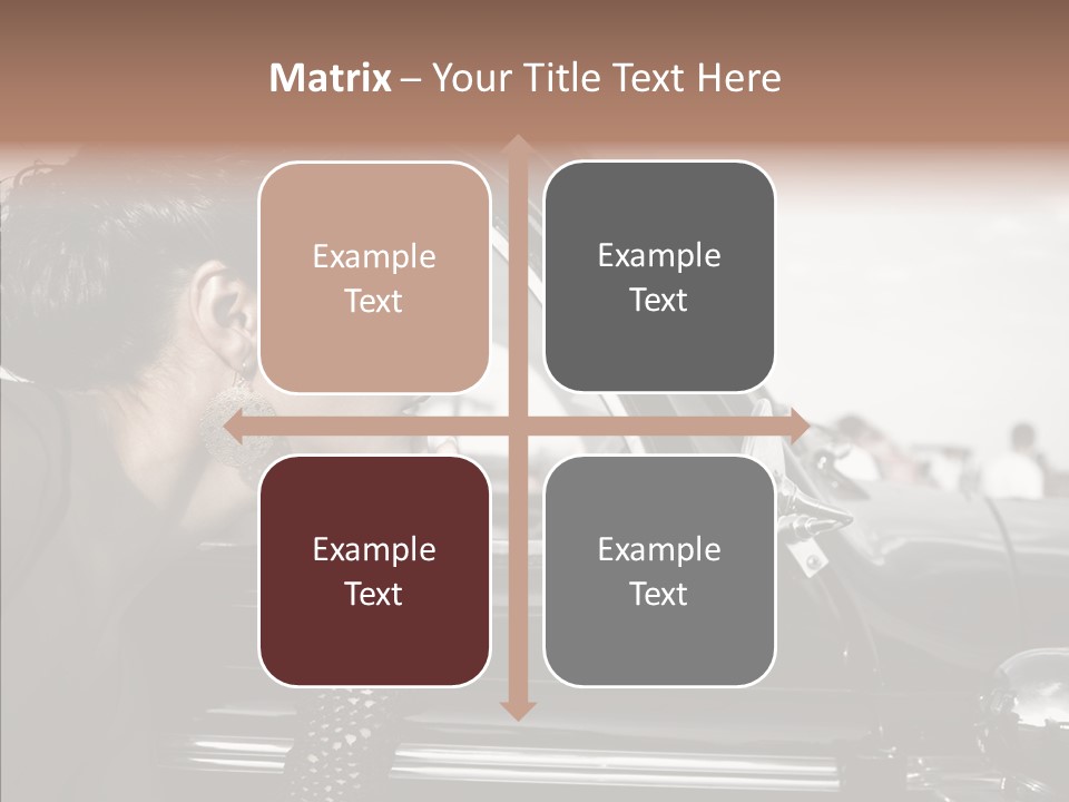 Beauty Profile Dress PowerPoint Template