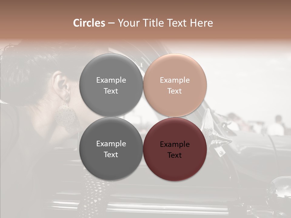 Beauty Profile Dress PowerPoint Template