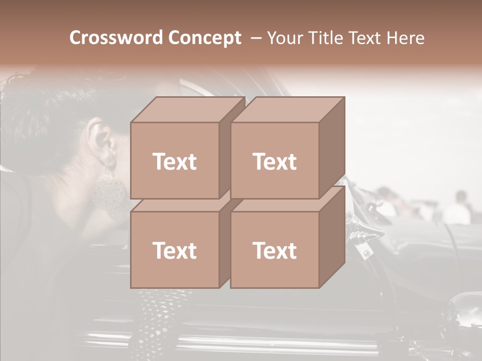 Beauty Profile Dress PowerPoint Template
