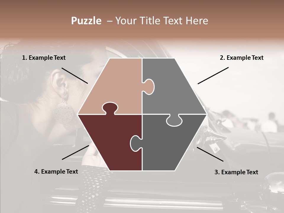 Beauty Profile Dress PowerPoint Template