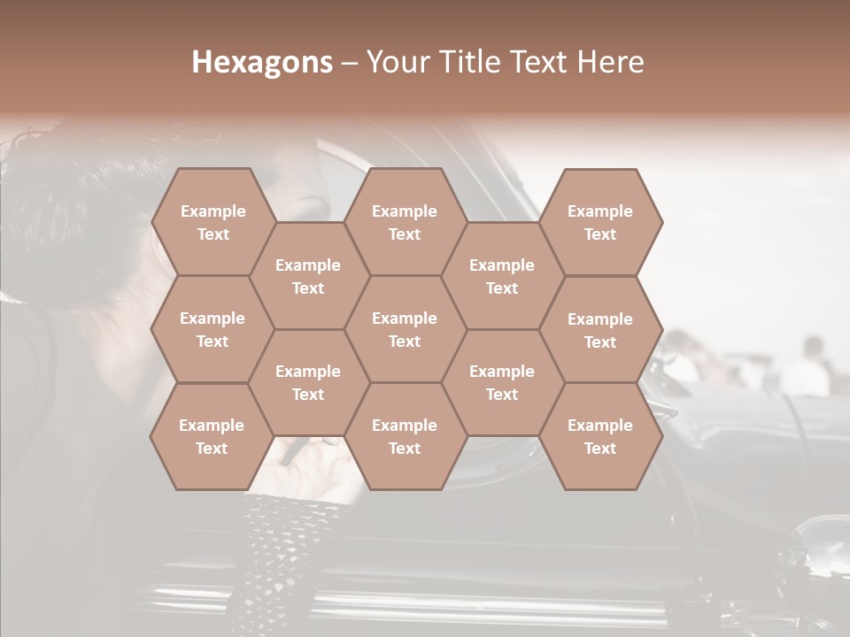 Beauty Profile Dress PowerPoint Template