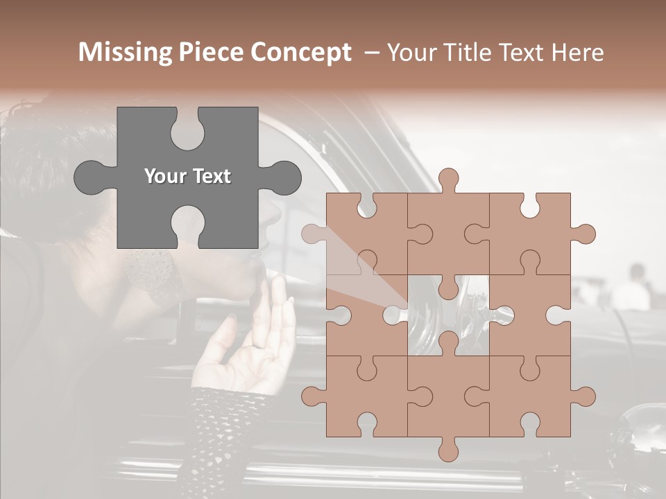 Beauty Profile Dress PowerPoint Template