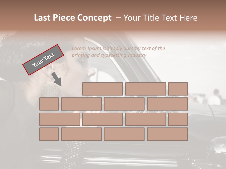 Beauty Profile Dress PowerPoint Template