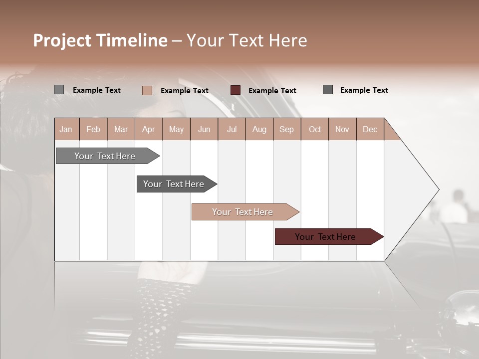 Beauty Profile Dress PowerPoint Template
