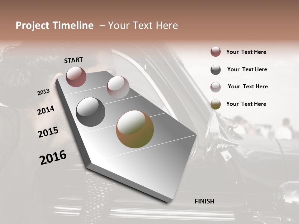 Beauty Profile Dress PowerPoint Template