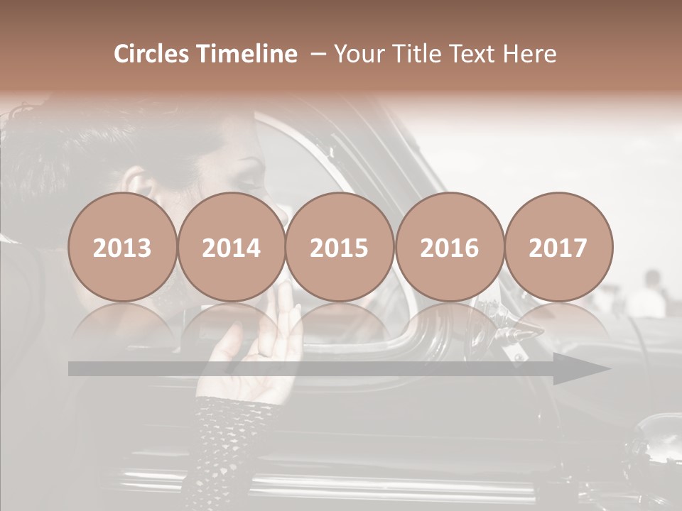 Beauty Profile Dress PowerPoint Template