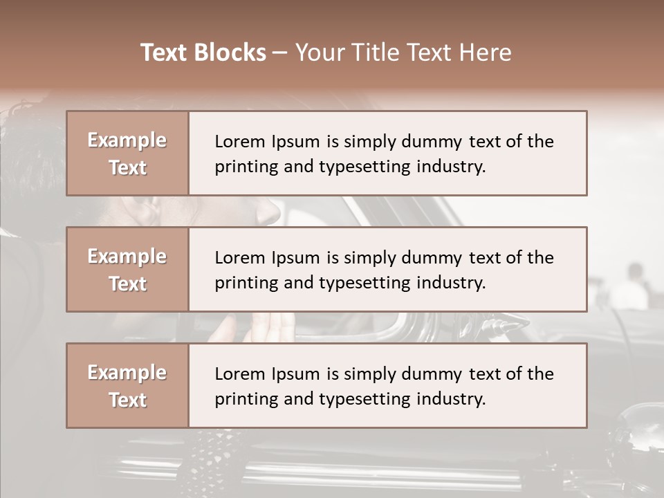 Beauty Profile Dress PowerPoint Template