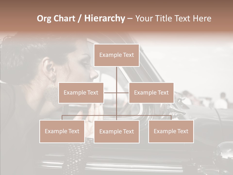 Beauty Profile Dress PowerPoint Template