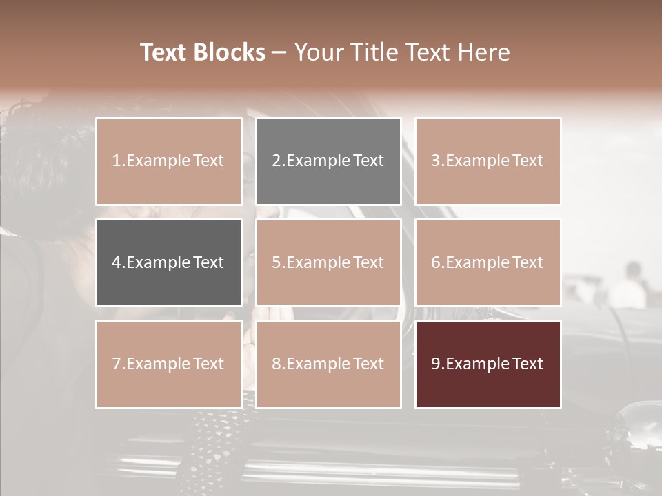 Beauty Profile Dress PowerPoint Template