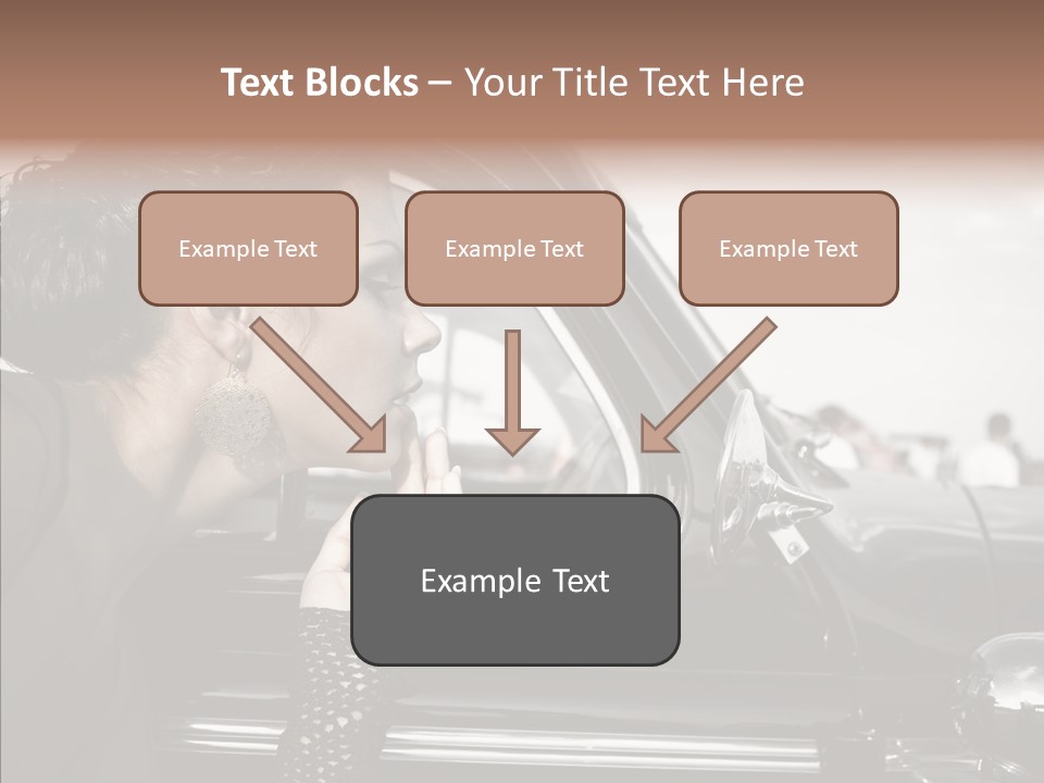 Beauty Profile Dress PowerPoint Template