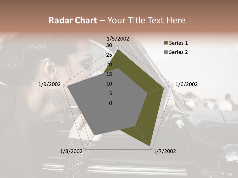 Beauty Profile Dress PowerPoint Template