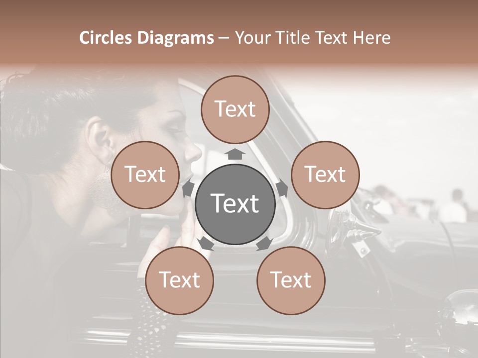 Beauty Profile Dress PowerPoint Template