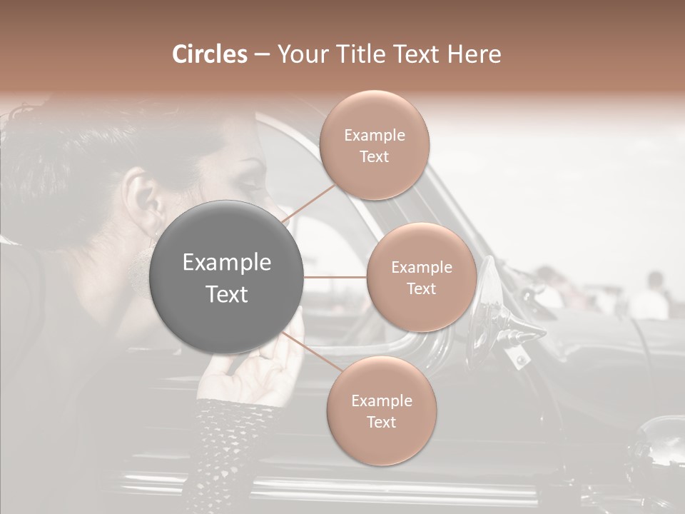 Beauty Profile Dress PowerPoint Template