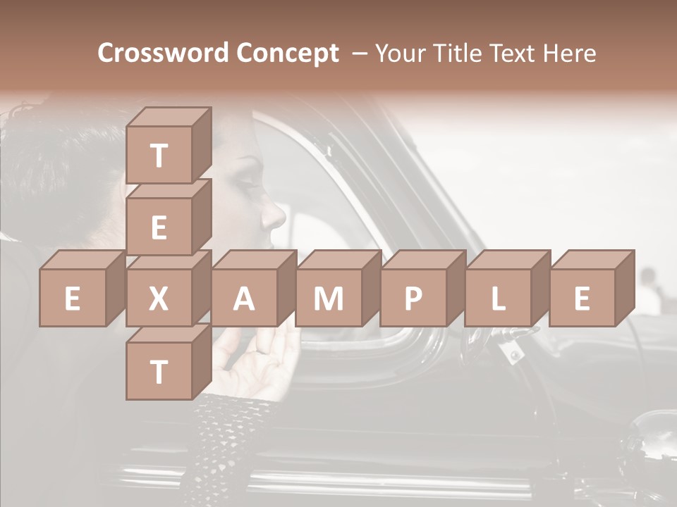 Beauty Profile Dress PowerPoint Template