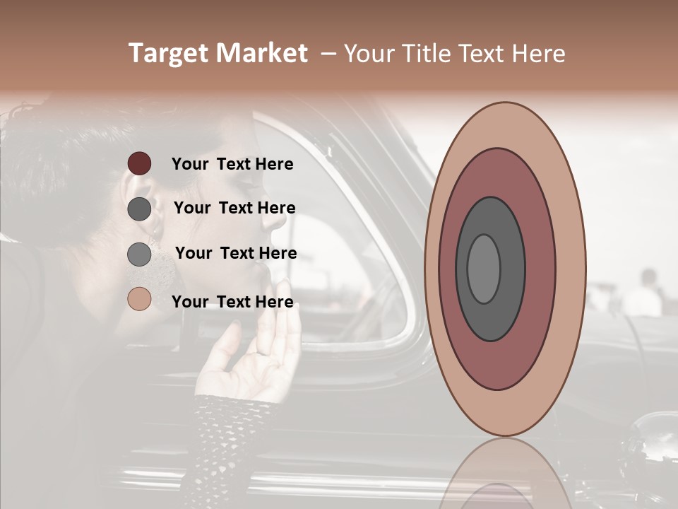 Beauty Profile Dress PowerPoint Template