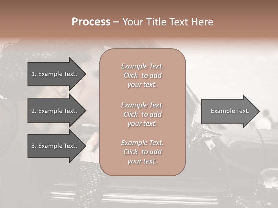 Beauty Profile Dress PowerPoint Template