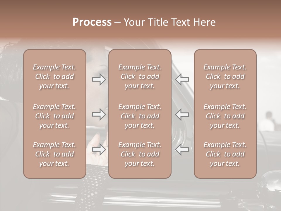 Beauty Profile Dress PowerPoint Template