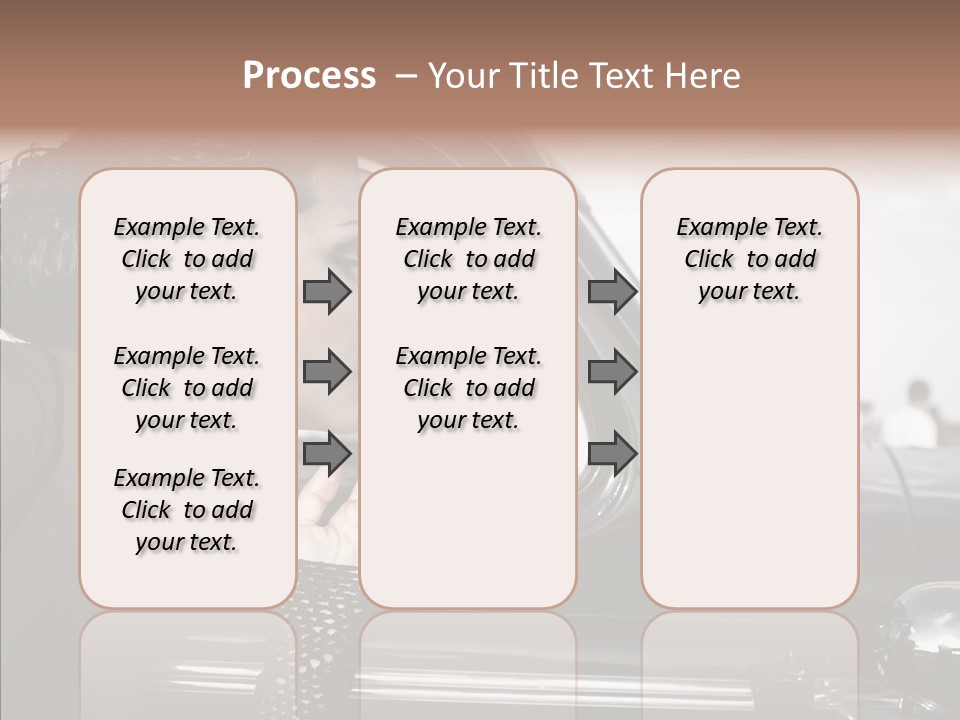Beauty Profile Dress PowerPoint Template