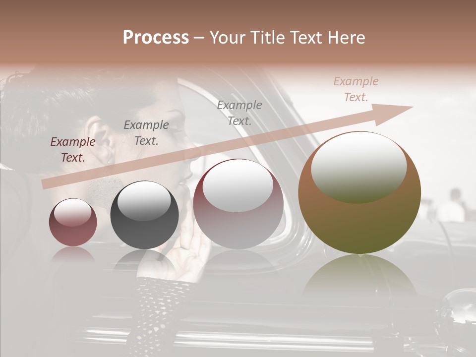 Beauty Profile Dress PowerPoint Template