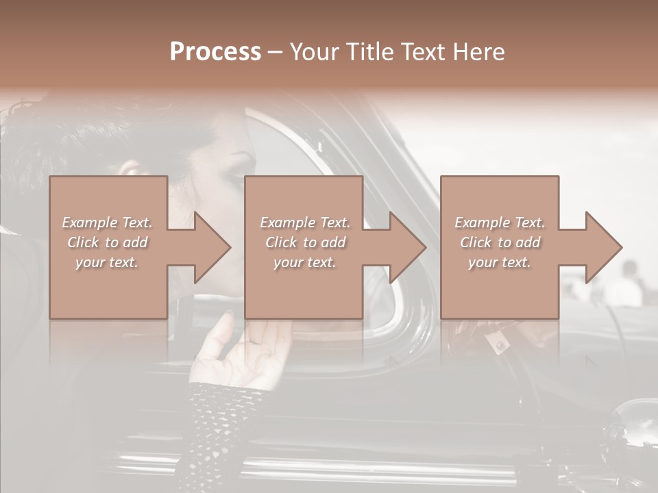Beauty Profile Dress PowerPoint Template