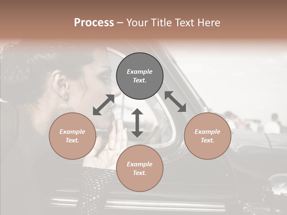 Beauty Profile Dress PowerPoint Template