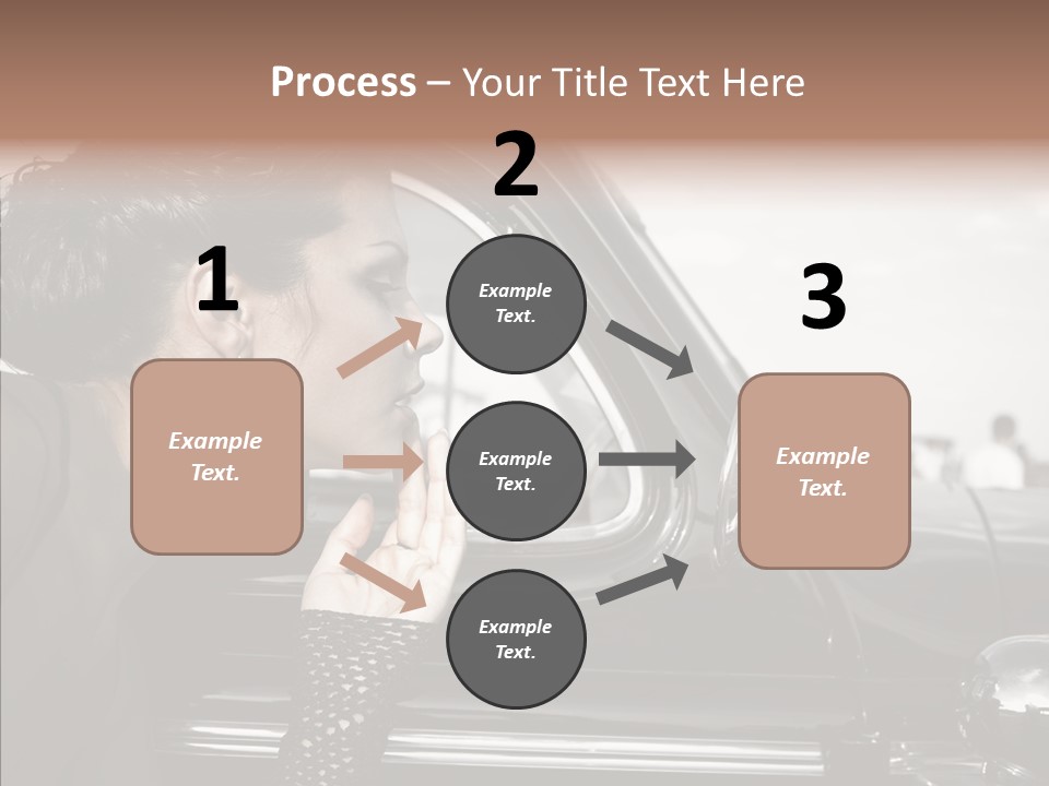 Beauty Profile Dress PowerPoint Template