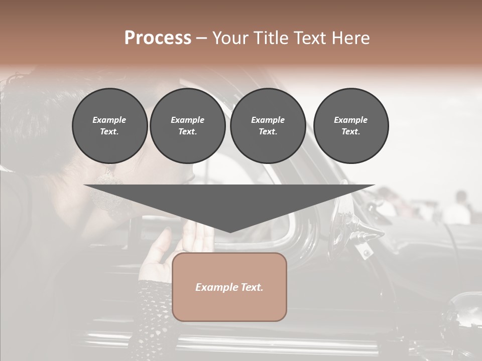 Beauty Profile Dress PowerPoint Template