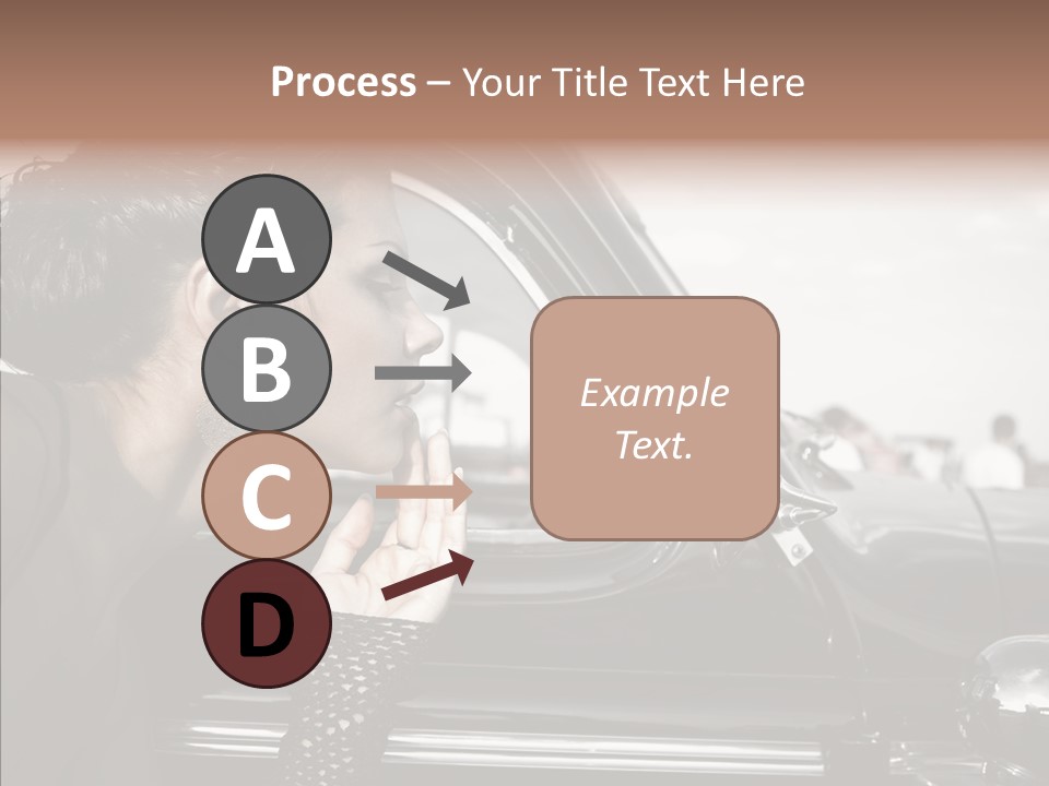 Beauty Profile Dress PowerPoint Template