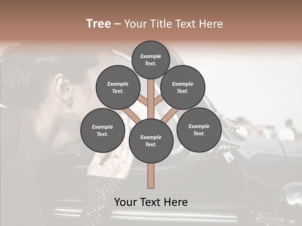 Beauty Profile Dress PowerPoint Template