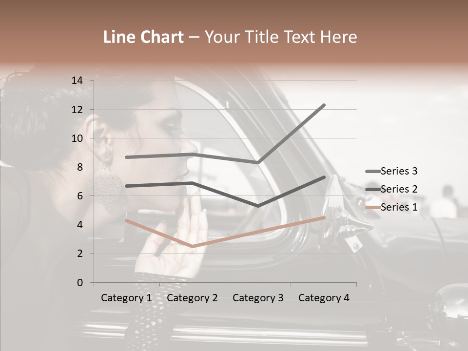 Beauty Profile Dress PowerPoint Template