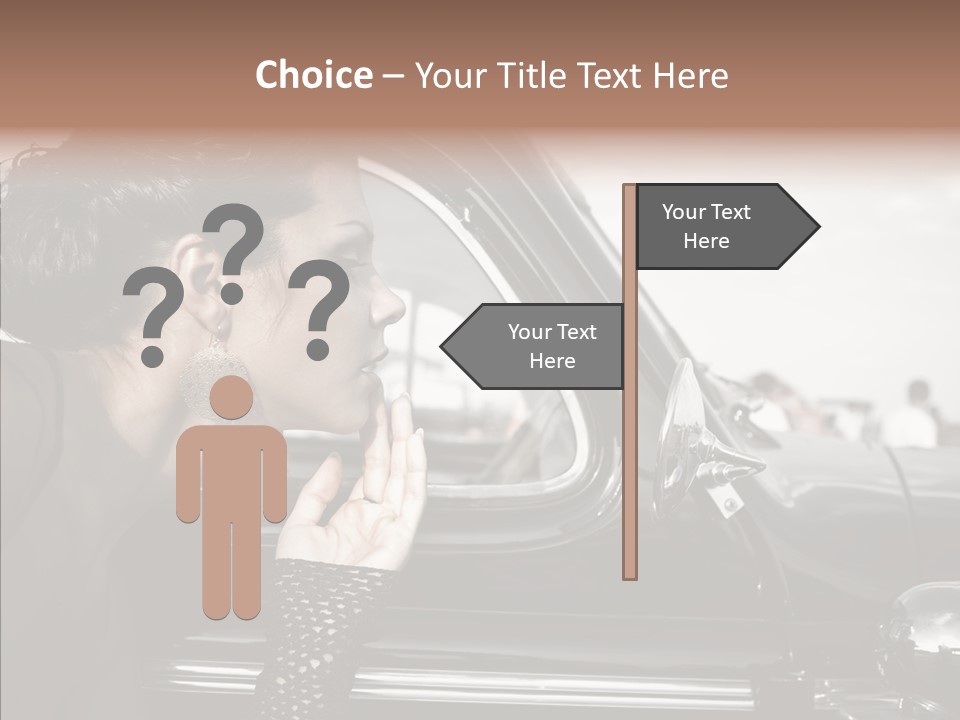 Beauty Profile Dress PowerPoint Template