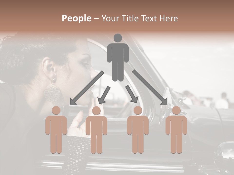 Beauty Profile Dress PowerPoint Template