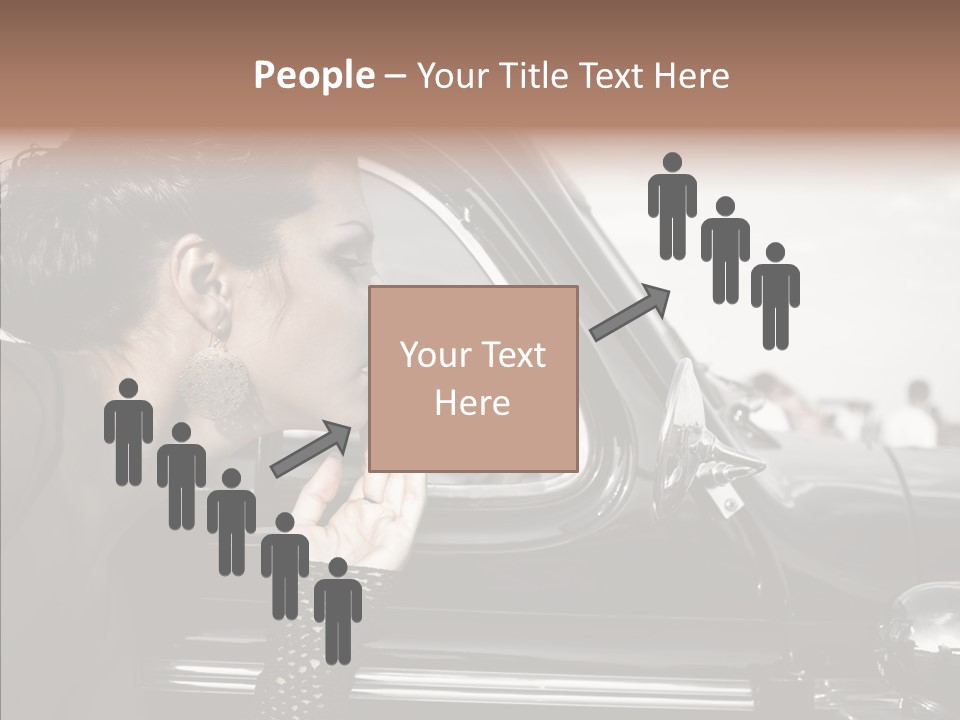 Beauty Profile Dress PowerPoint Template