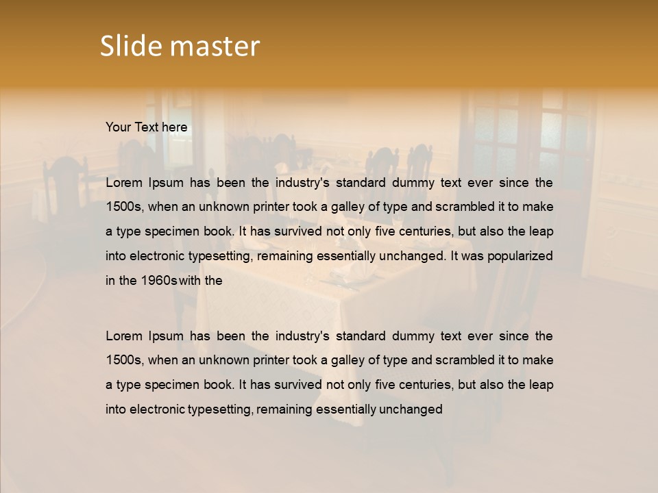 Company Table Board PowerPoint Template