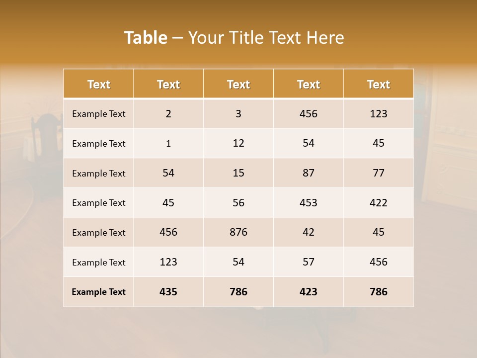 Company Table Board PowerPoint Template