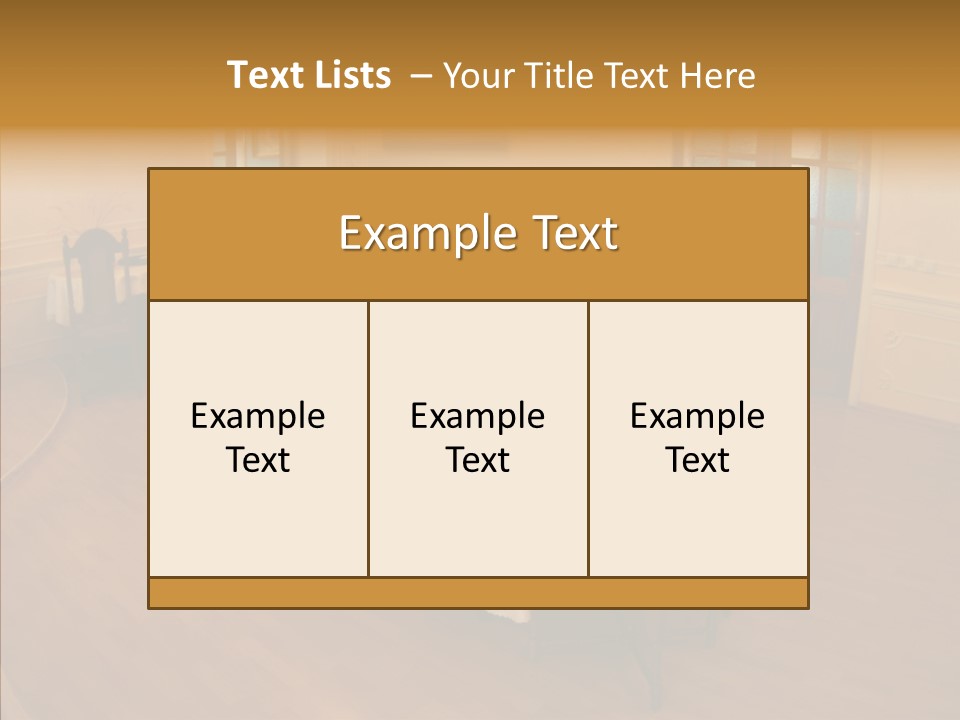 Company Table Board PowerPoint Template