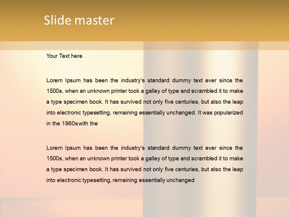 Beer Close Aluminum PowerPoint Template