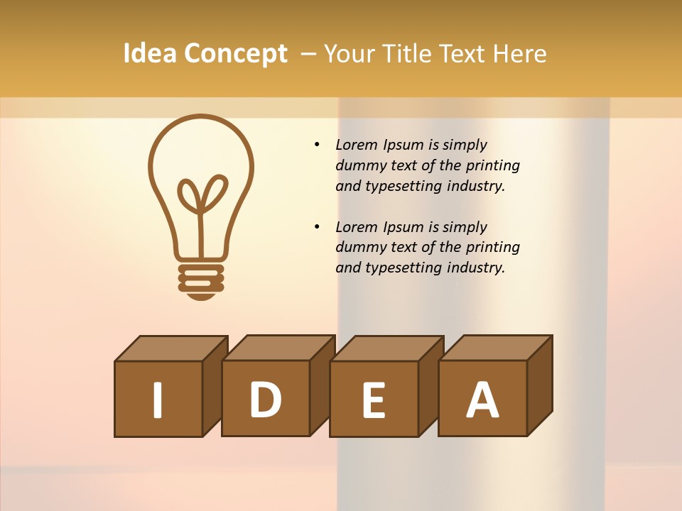 Beer Close Aluminum PowerPoint Template