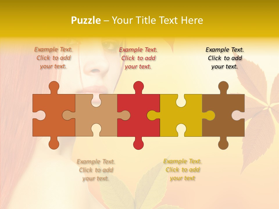 Innocence Spa Female PowerPoint Template