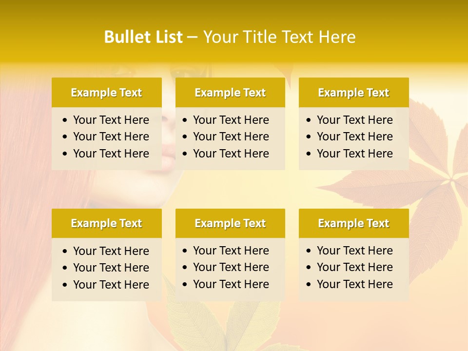 Innocence Spa Female PowerPoint Template