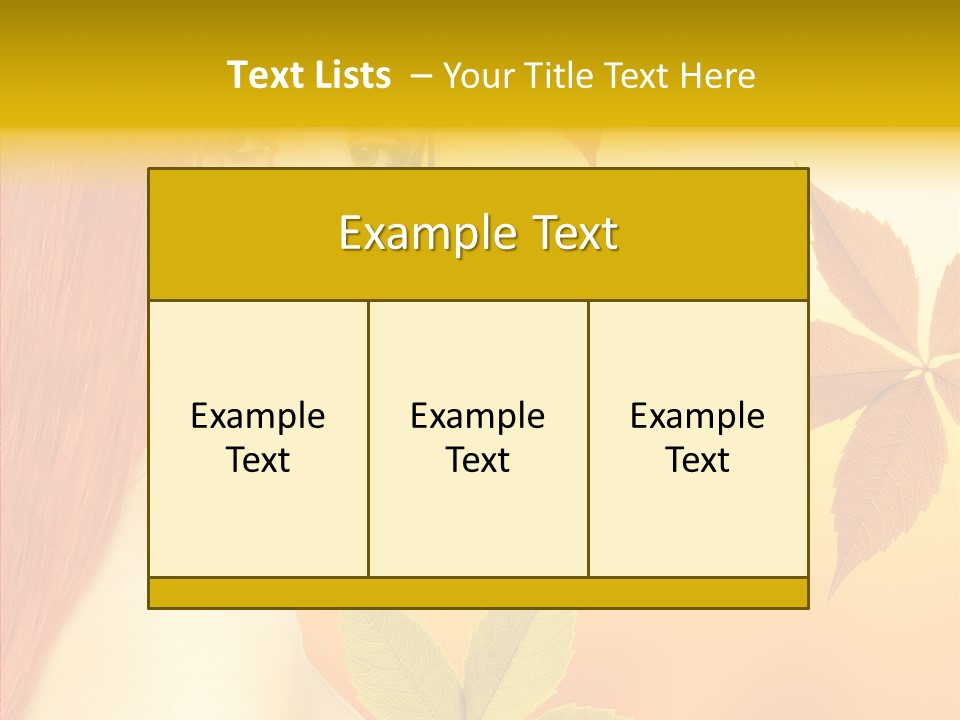 Innocence Spa Female PowerPoint Template