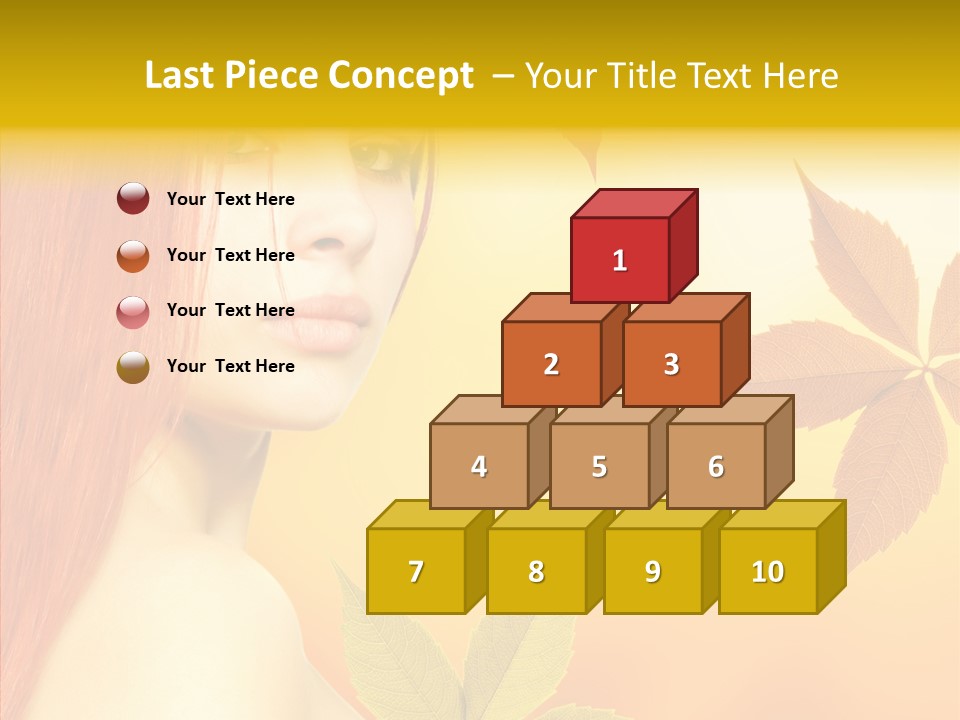 Innocence Spa Female PowerPoint Template