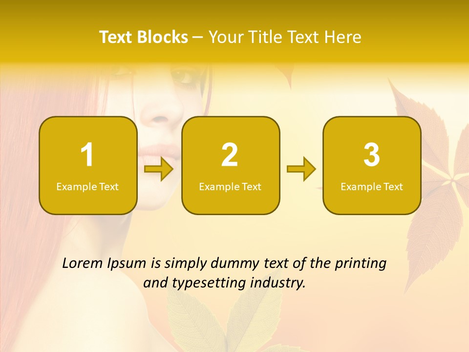 Innocence Spa Female PowerPoint Template