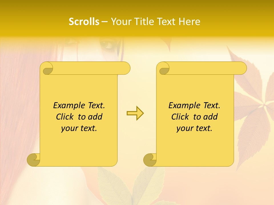 Innocence Spa Female PowerPoint Template
