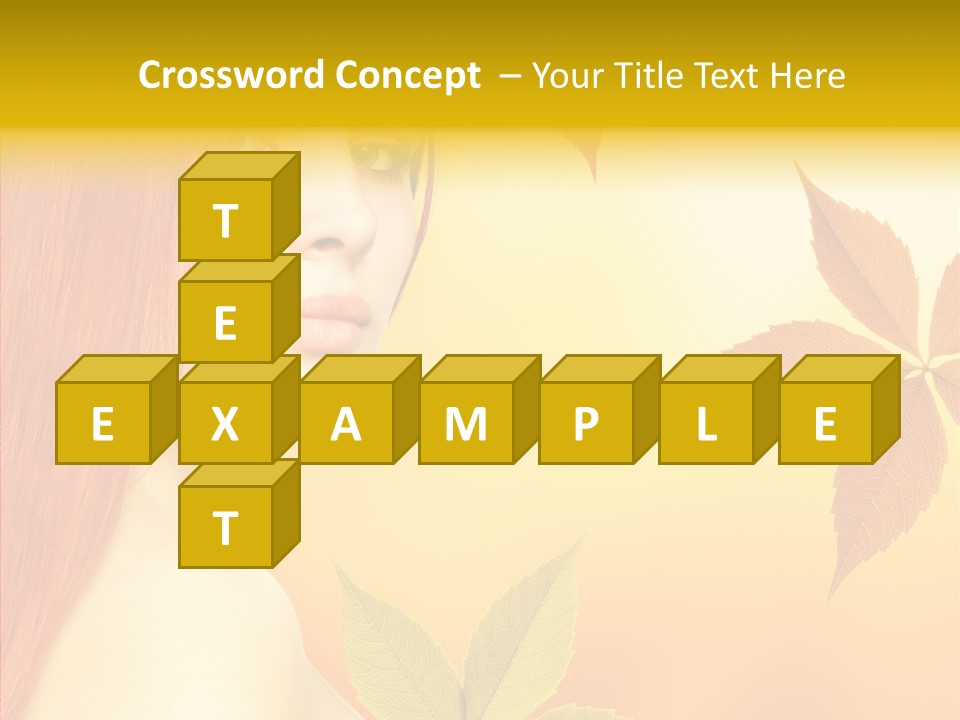 Innocence Spa Female PowerPoint Template