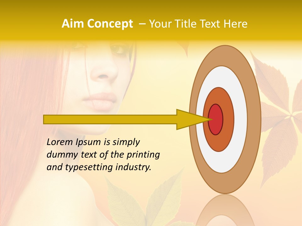 Innocence Spa Female PowerPoint Template