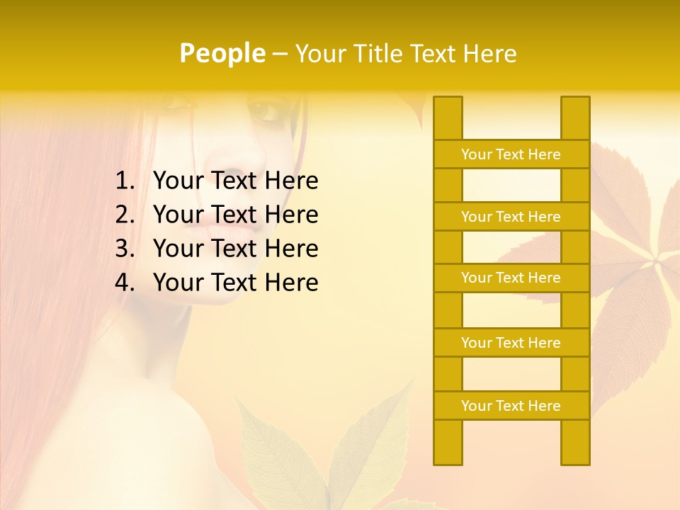 Innocence Spa Female PowerPoint Template